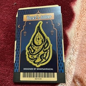 Fairyloot Fairyloot We Hunt The Flame Hafsah Faizal Nasir’s Tattoo Iron On Patch